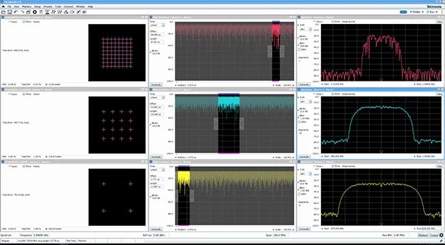 SignalVu-PC Optional RF applications