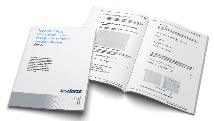 Spectrum Analyzer Fundamentals – Theory and Operation of Modern Spectrum Analyzers Mockup