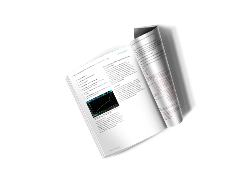 Data Logging of Power Profiles from Wireless IoT and Other Low-Power Devices
 Mockup